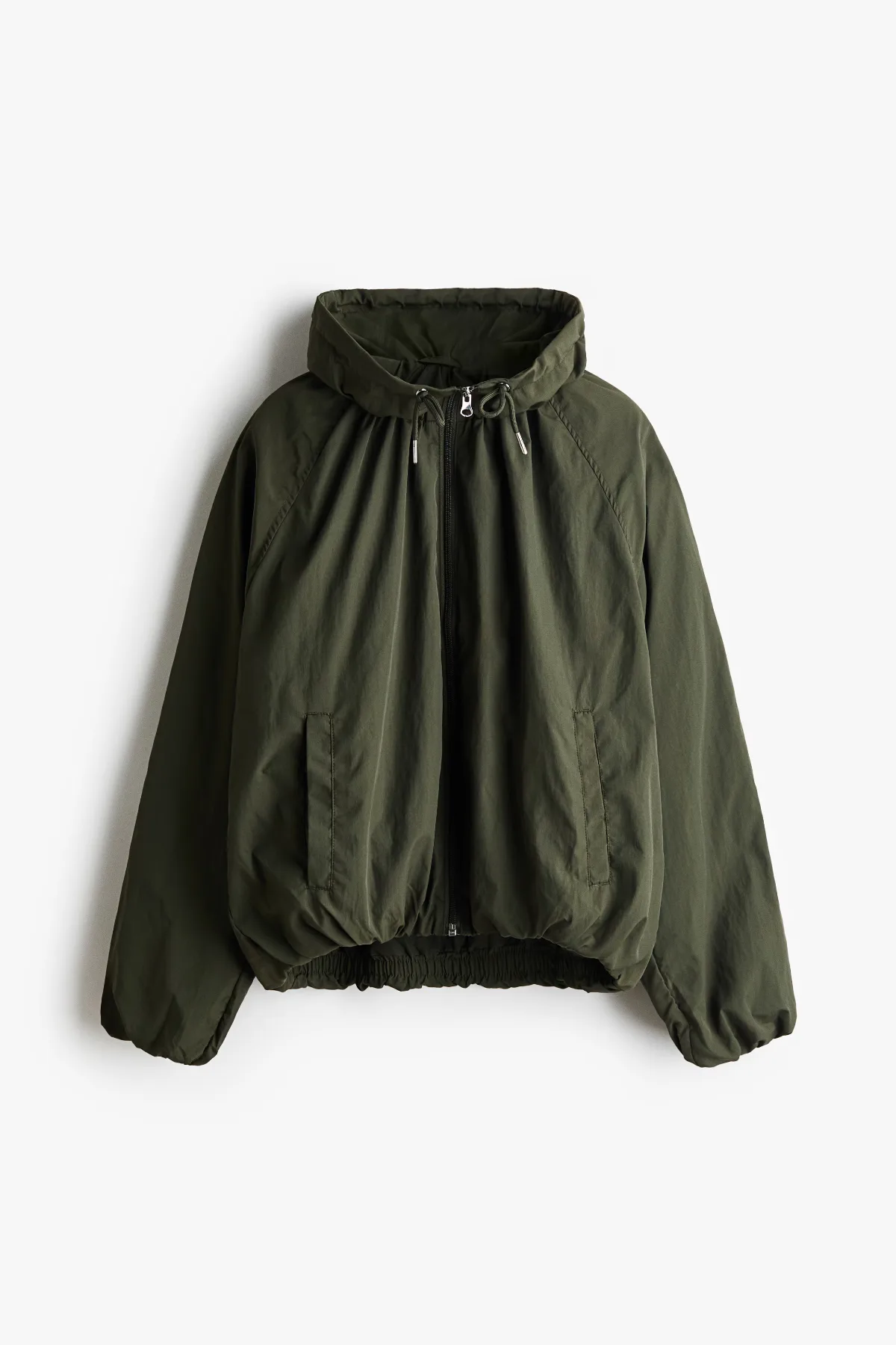 Funnel-Collar Nylon Jacket by H&M