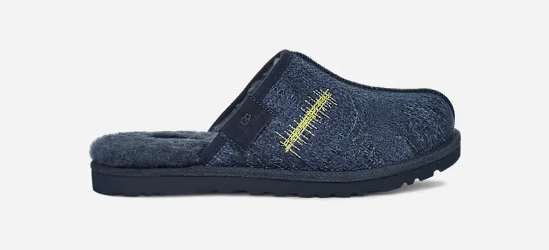 The Elder Statesman Slide Sheepskin Slippers by UGG