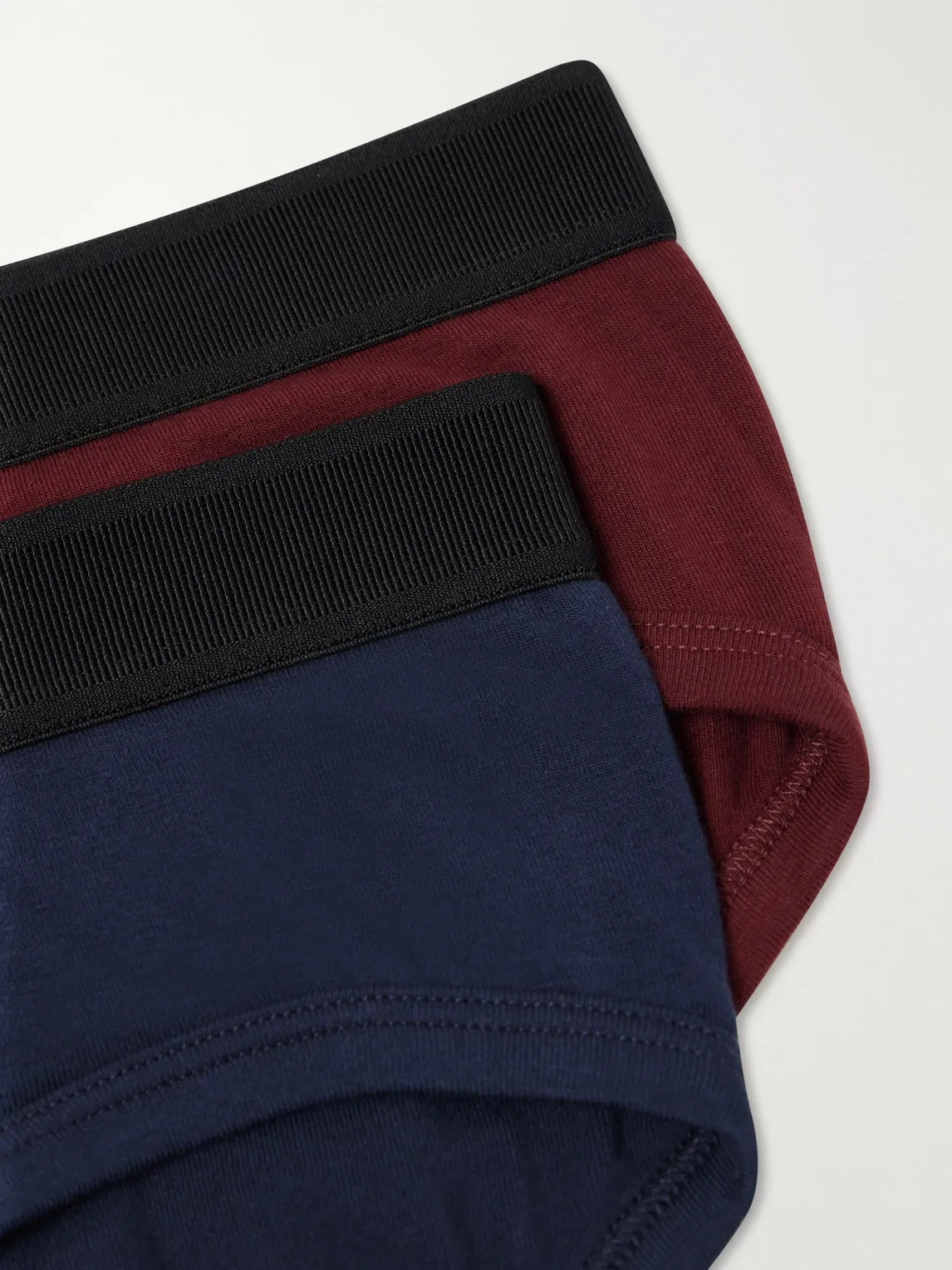 Two-Pack Stretch-Cotton Briefs by Tom Ford