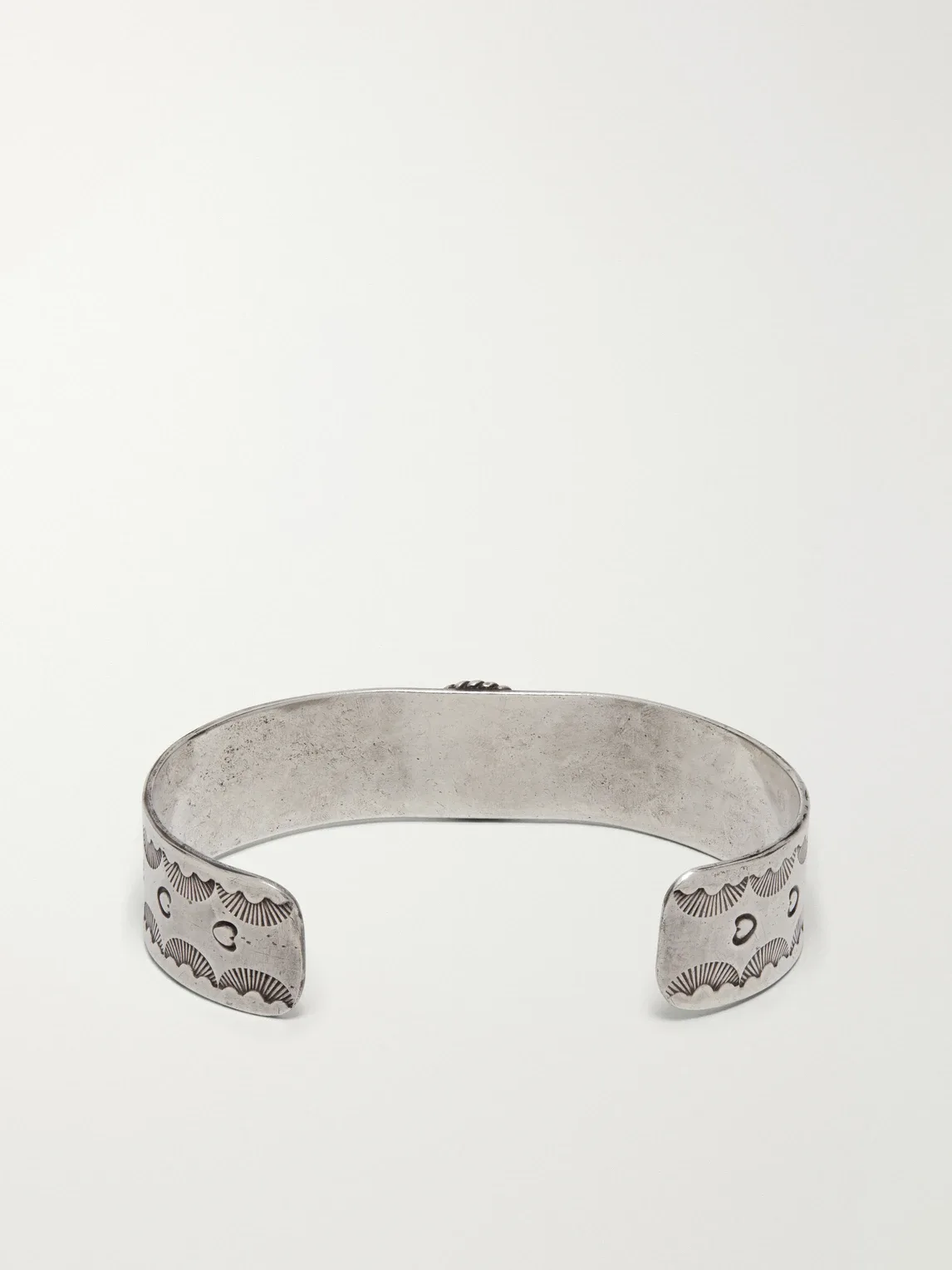 Vintage 1970s Sterling Silver Turquoise Bracelet by Foundwell