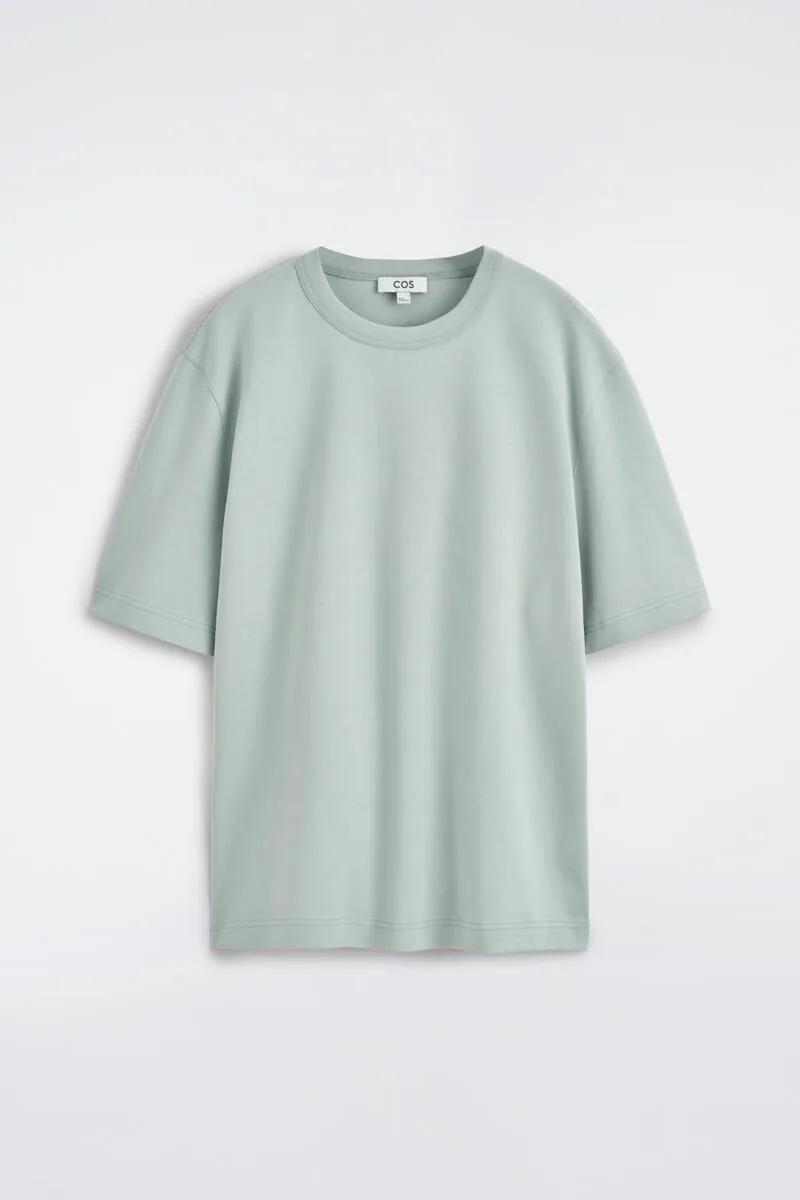 Interlock Cotton Crew-Neck T-Shirt