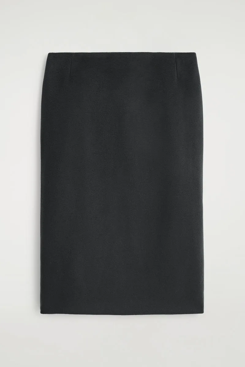 Wool-Zibeline Pencil Skirt by COS