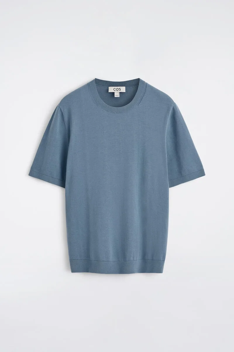 Knitted Cotton T-Shirt by COS