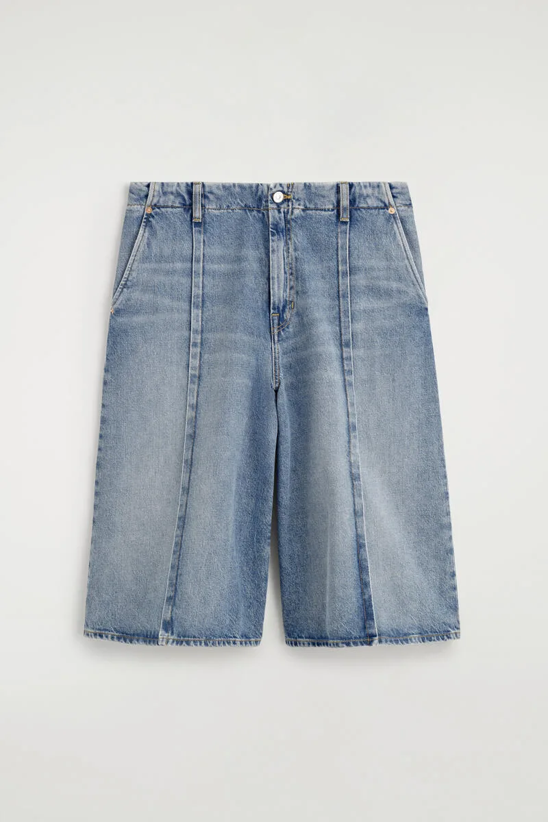 Pintucked Denim Culottes by COS