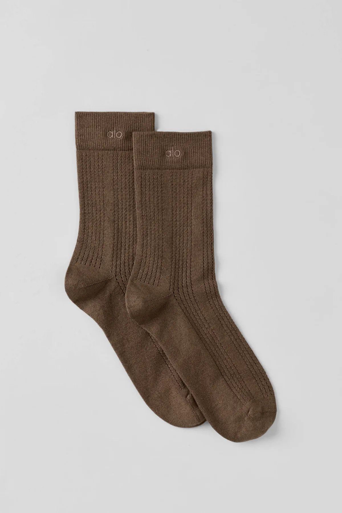 Cashmere Mesh Socks by Alo