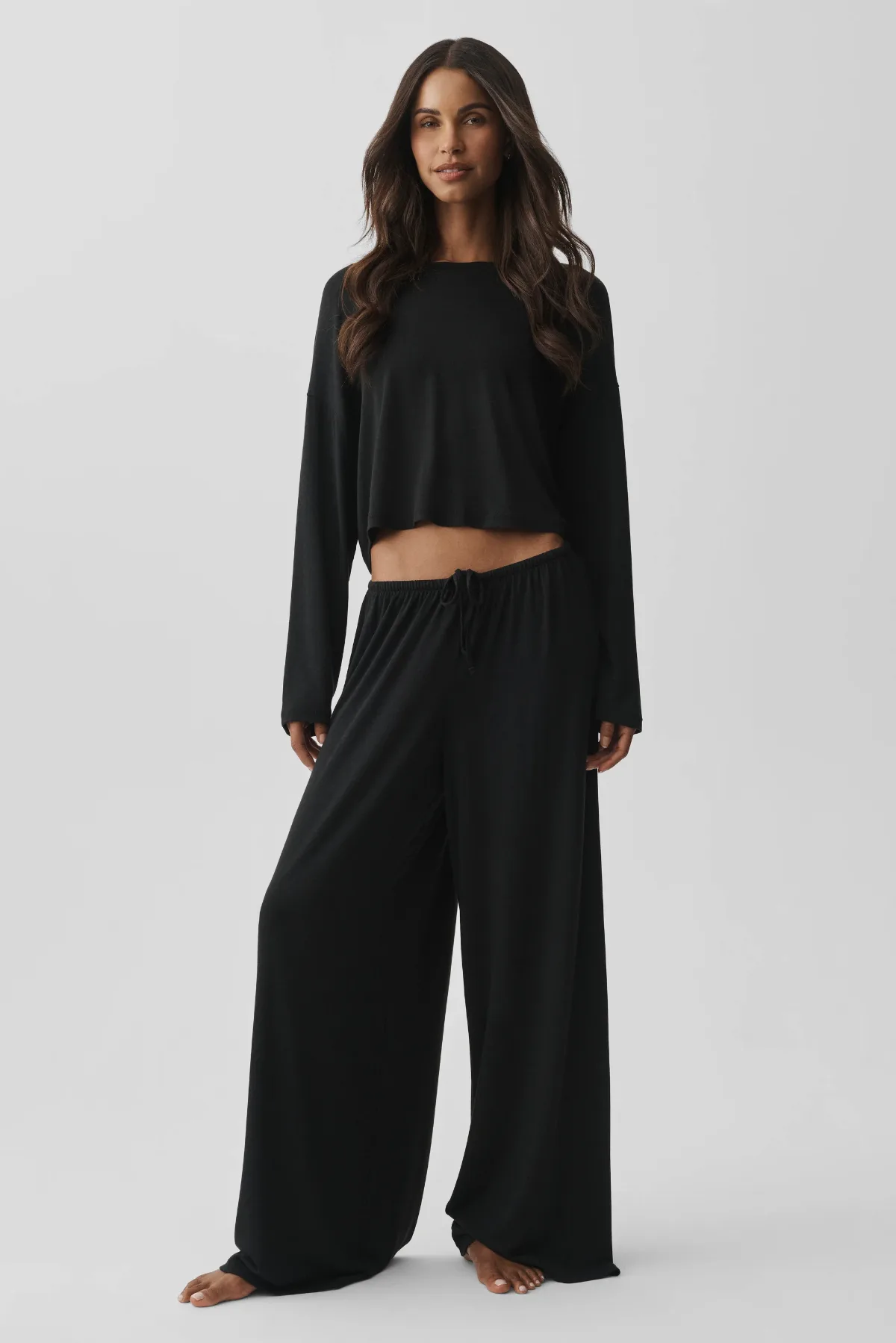 Semi Sheer High-Waist Oasis Wide Leg Pants (regular) by Alo