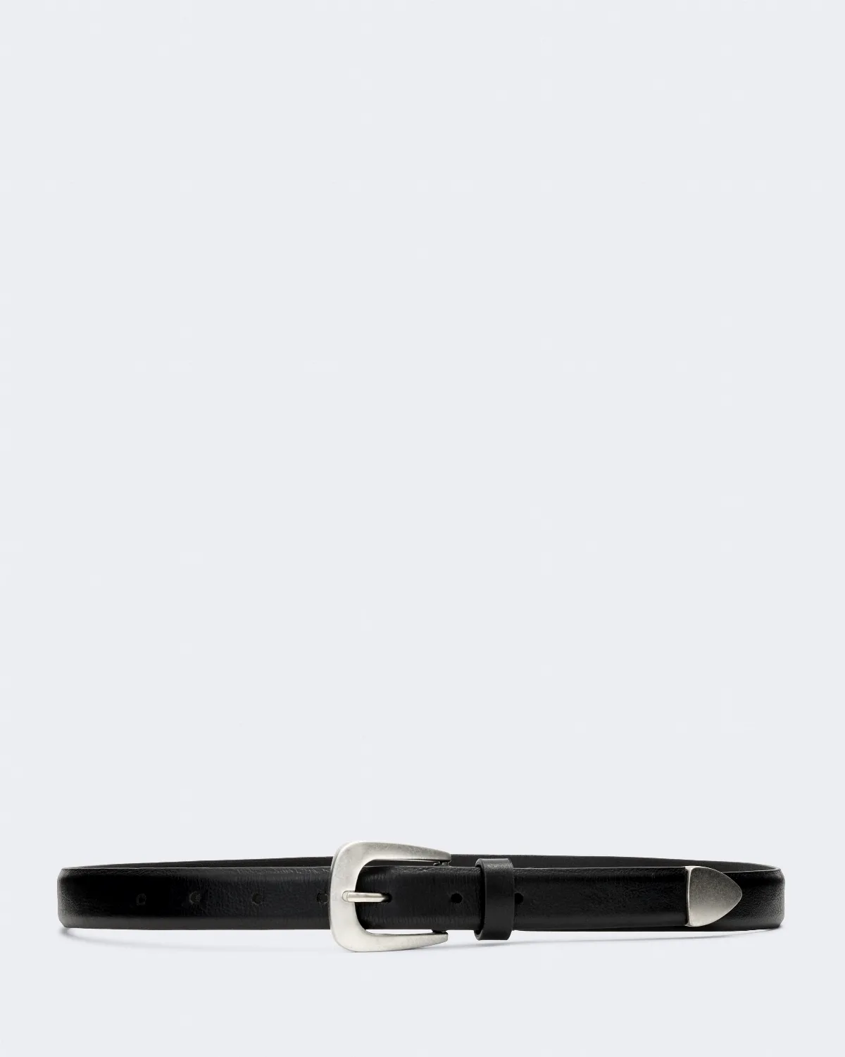 Romy Metal-Tipped Leather Belt