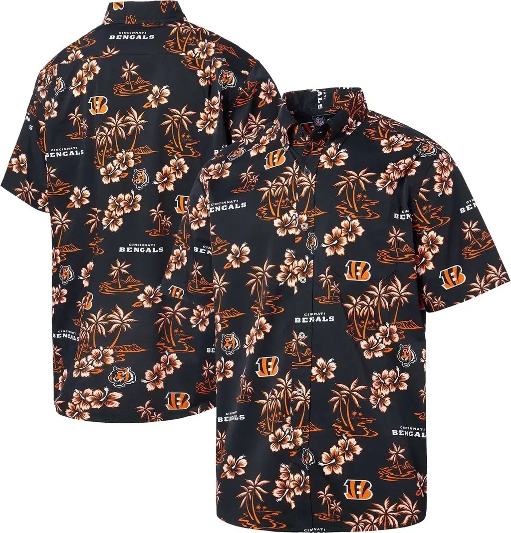 Reyn Spooner Cincinnati Bengals Kekai Button-Up Shirt