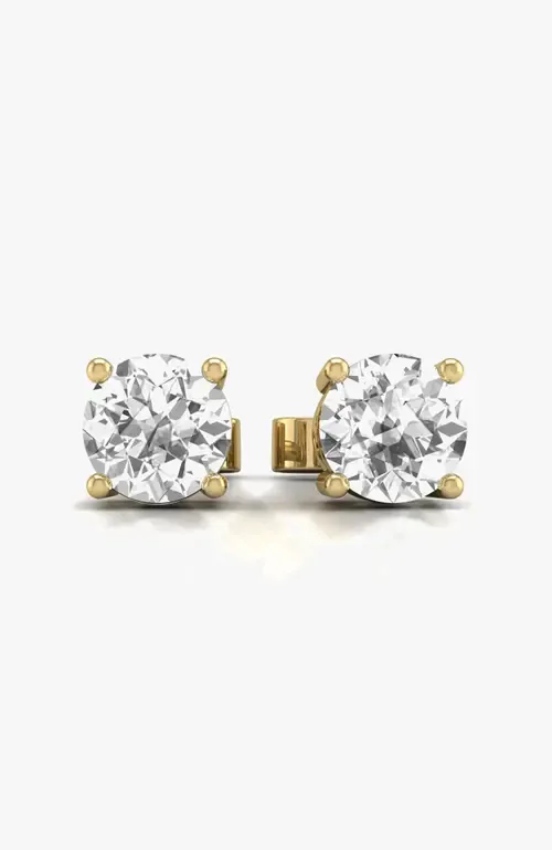 14k Gold Stud Lab Diamond 1.5 Carats Earrings by SEREIA OFFICIAL