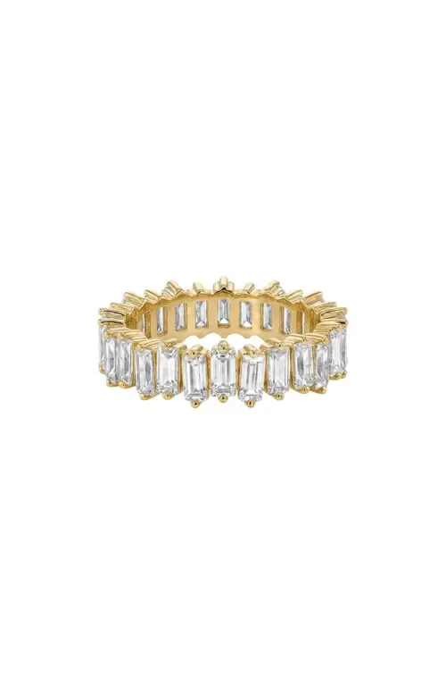 Cubic Zirconia Baguette Band Ring by ARGENTO VIVO