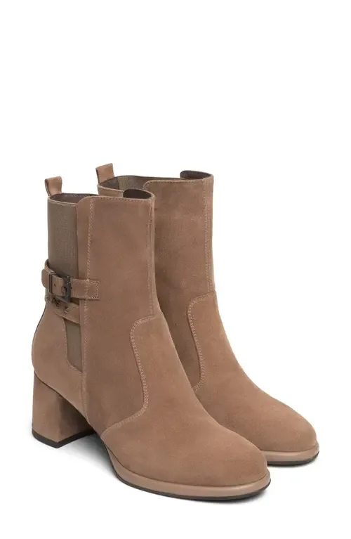 Block Heel Chelsea Bootie by NeroGiardini