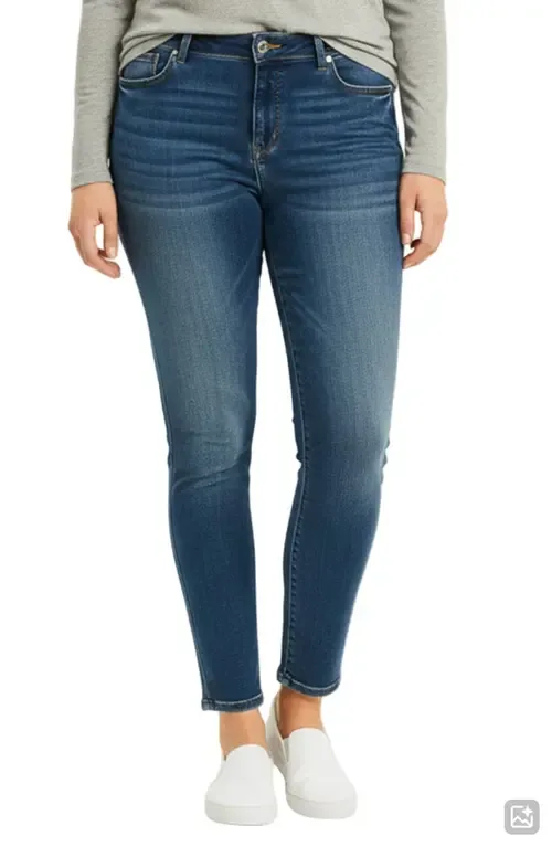 High Waist Ankle Skinny Jeans