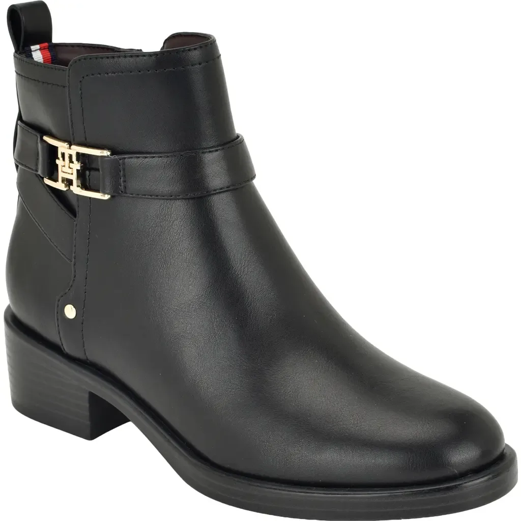 Idala Faux Leather Bootie by Tommy Hilfiger