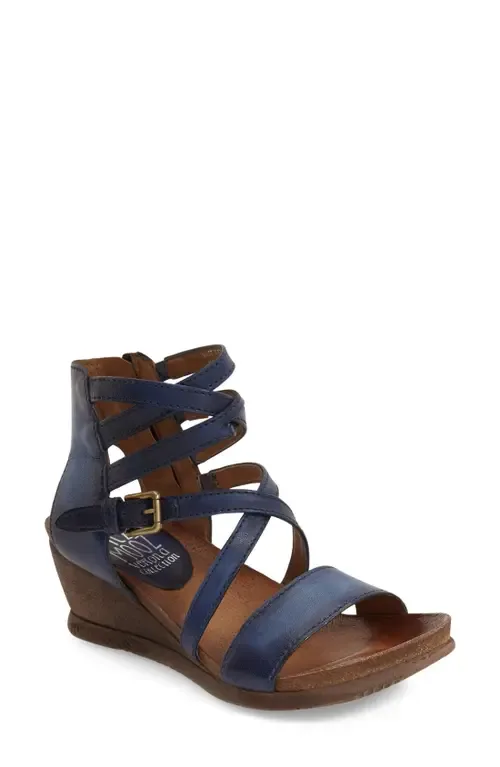 Shay Strappy Wedge Sandal by Miz Mooz