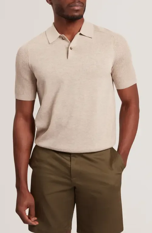Otiso Cotton & Wool Polo by Ted Baker