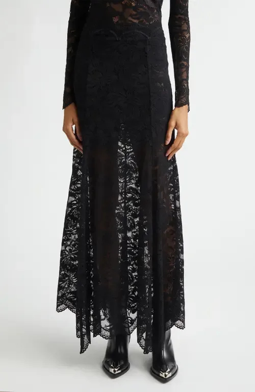 Scalloped Lace Maxi Skirt by Rabanne