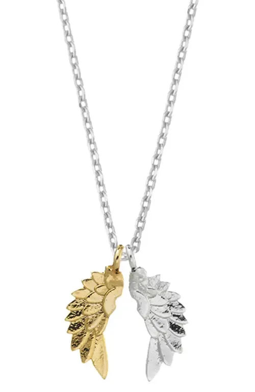 She Believed She Could Wings Necklace by Estella Bartlett