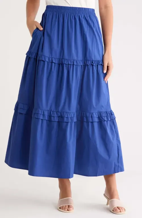 Isabel Ruffle Maxi Skirt by SUGARLIPS