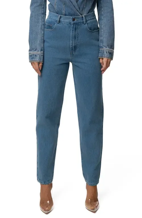 Roesia Tapered Leg Jeans - Denim by JLUXLABEL