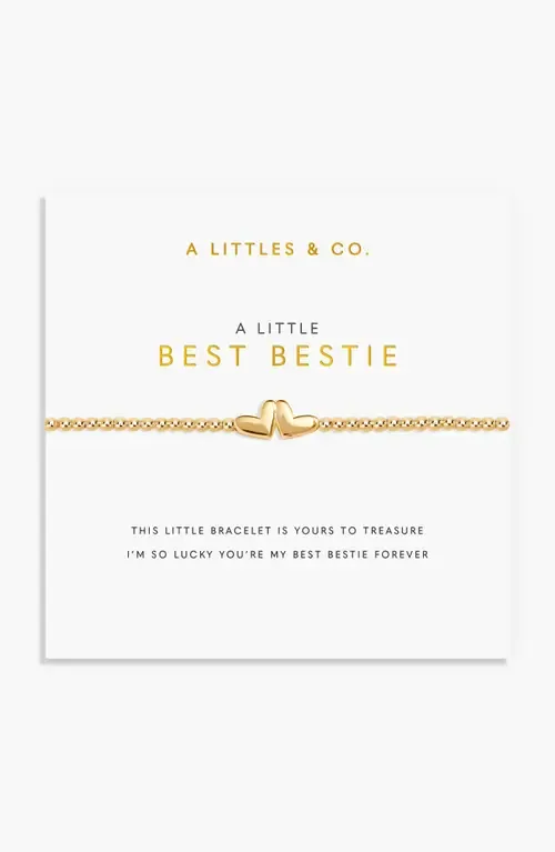 Best Bestie Bracelet in Gold Plated by A Littles & Co