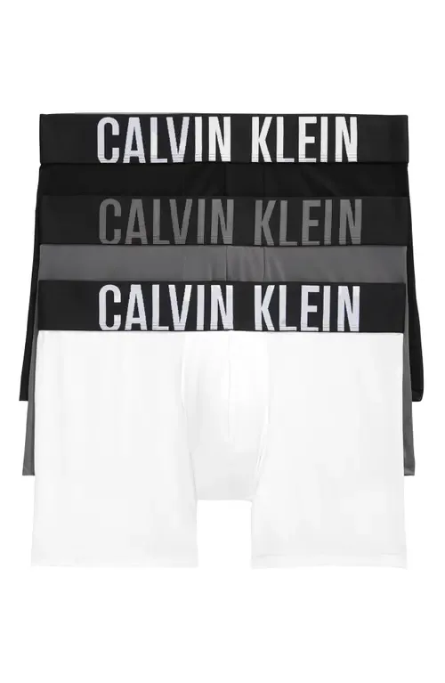 3-Pack Intense Power Microfiber Boxer Briefs by Calvin Klein