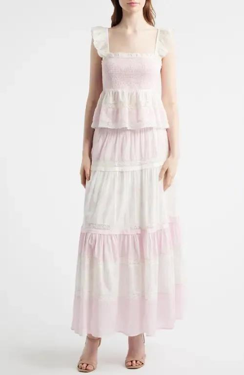 Eugene Ruffle & Lace Top by LoveShackFancy