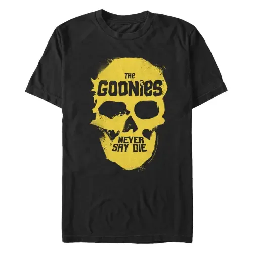 Never Say Die Skull Short Sleeve Graphic T-Shirt by The Goonies