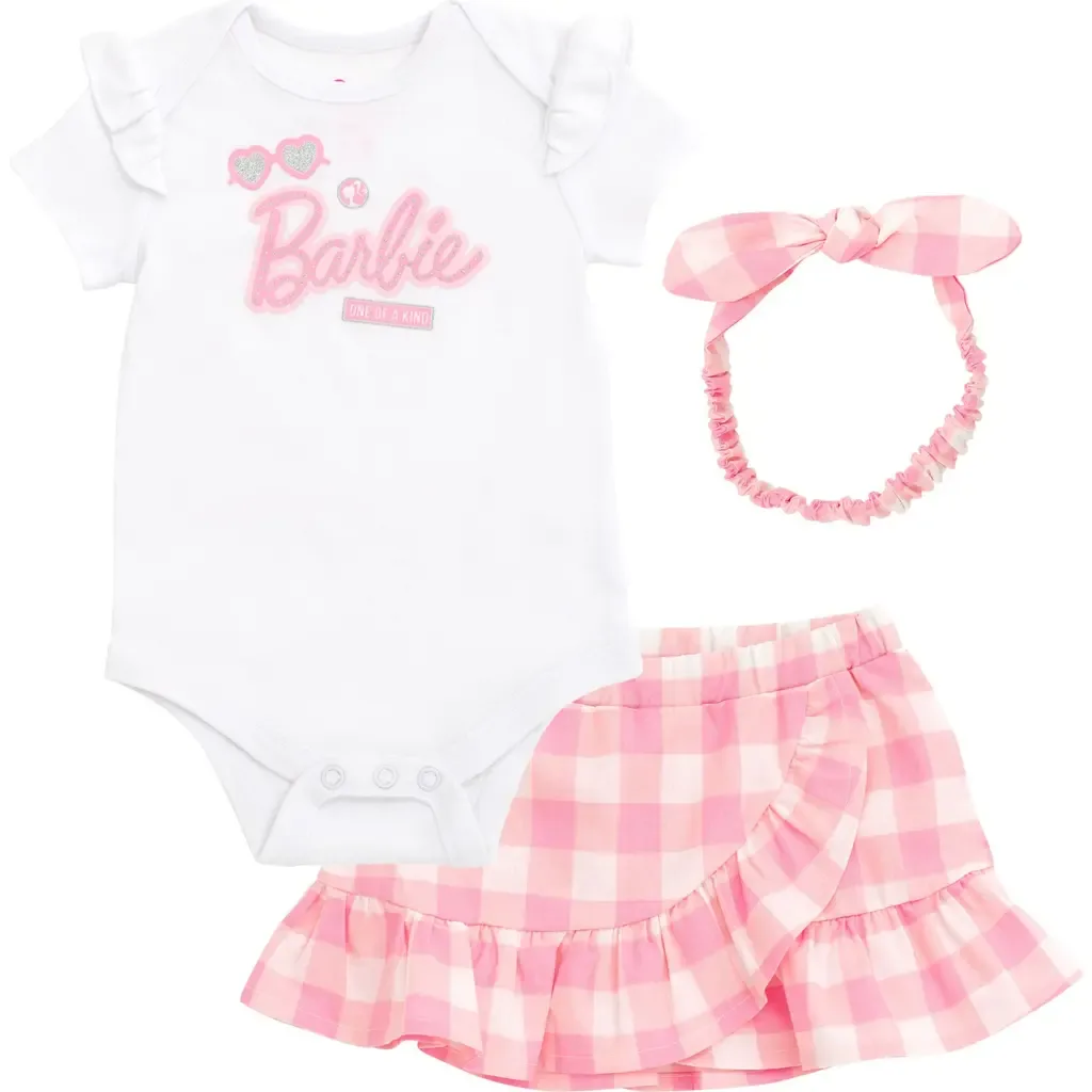 Glitter Bodysuit and Skirt Set by Barbie