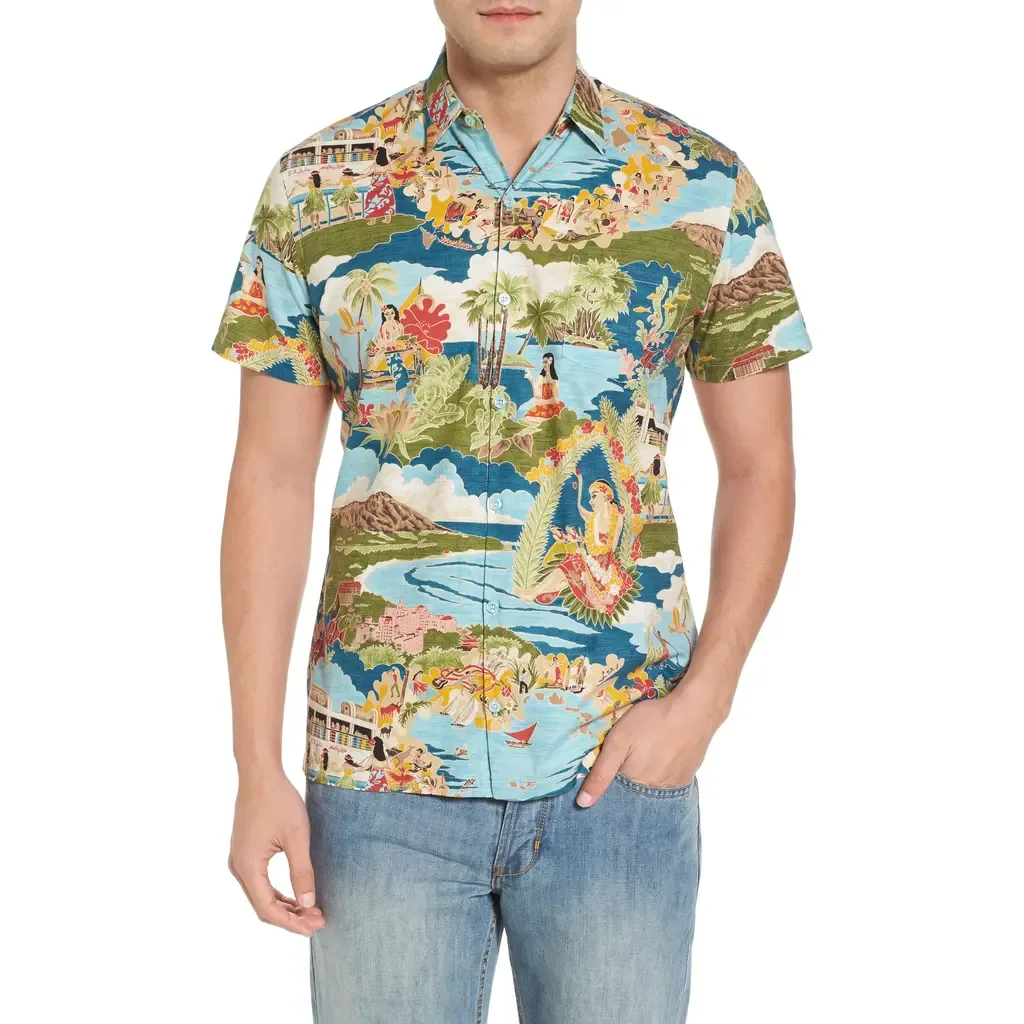 Boat Day Aloha Sport Shirt by Tori Richard