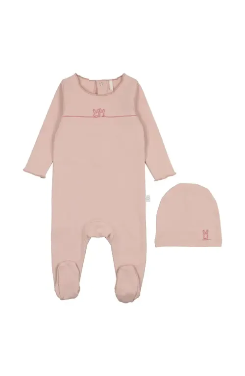 Bunny Graphic Footie by Pouf