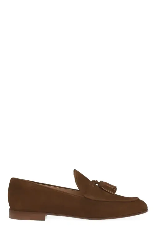 Vittoria Mocassin in Brown Suede