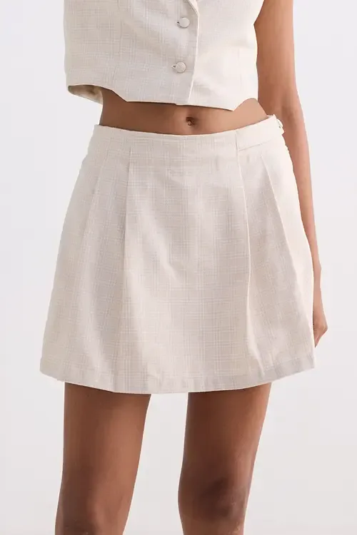 Cotton Tweed Skorts by Reistor