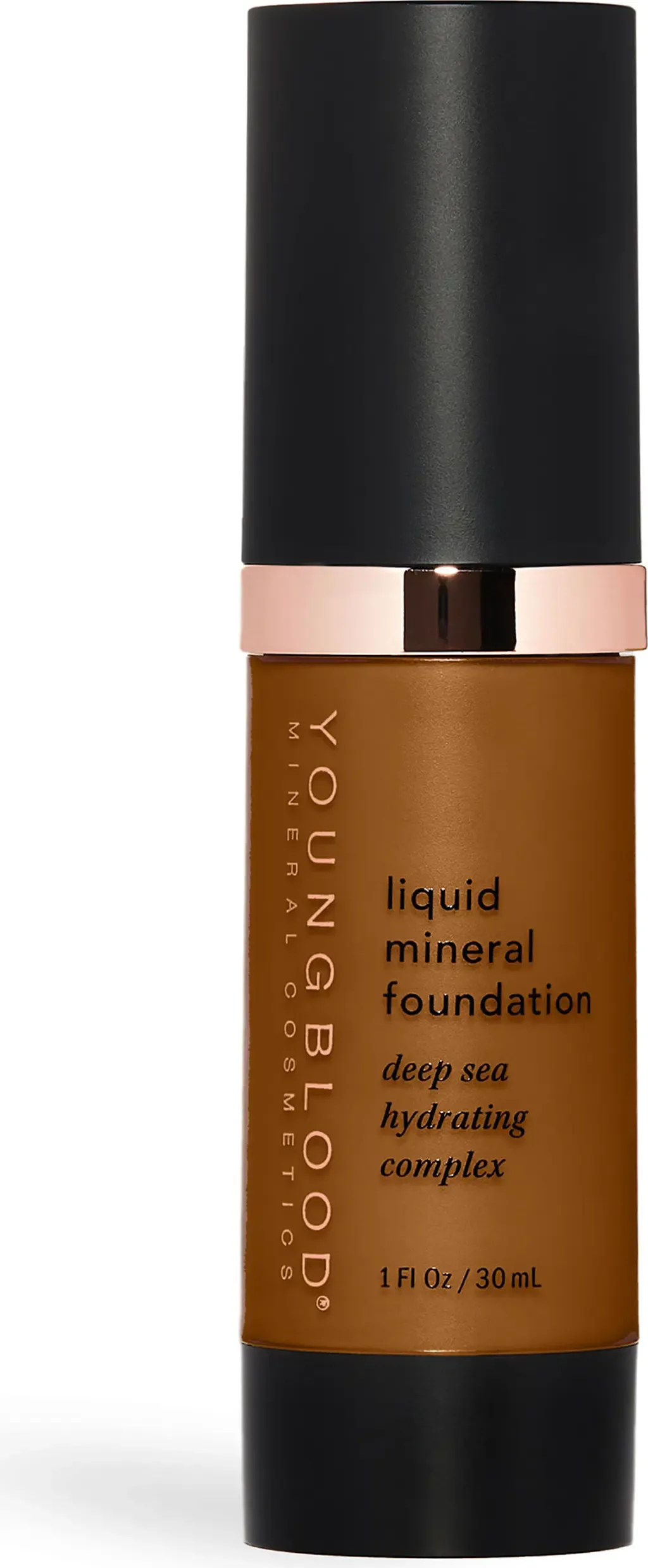 Liquid Mineral Foundation in Cocoa by Youngblood Mineral Cosmetics