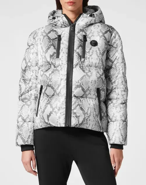 Nylon Puffer Jacket Pitone by PLEIN SPORT