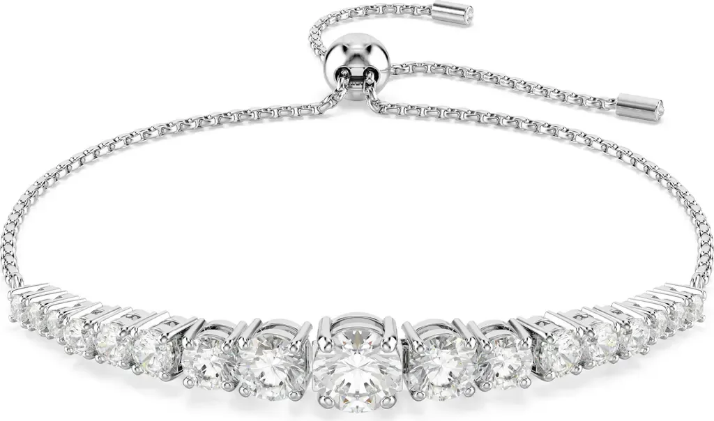 Matrix Graduated Zirconia Slider Bracelet by Swarovski