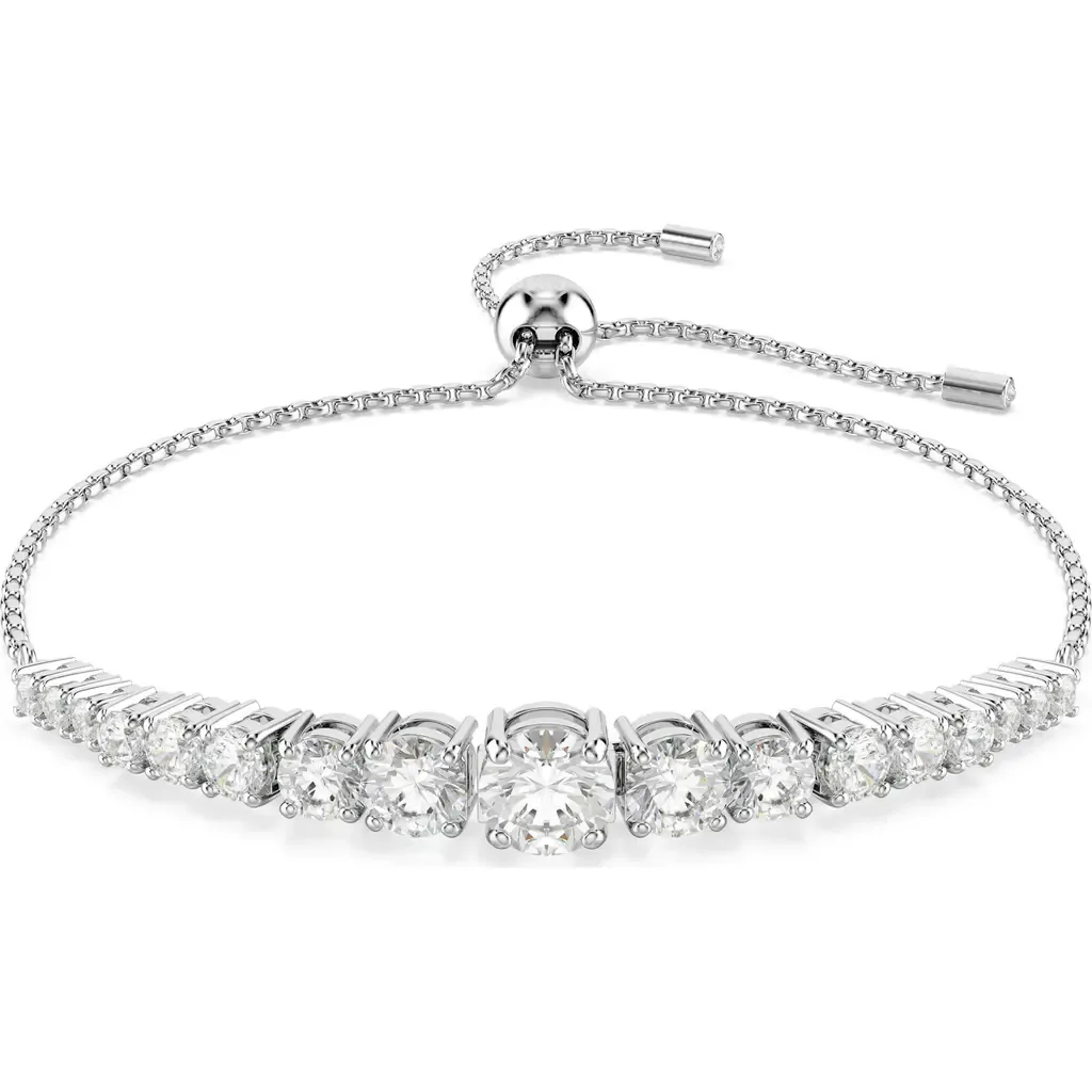 Matrix Graduated Zirconia Slider Bracelet by Swarovski