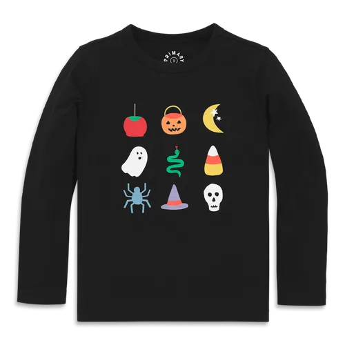Long Sleeve Halloween Treats Tee by Primary
