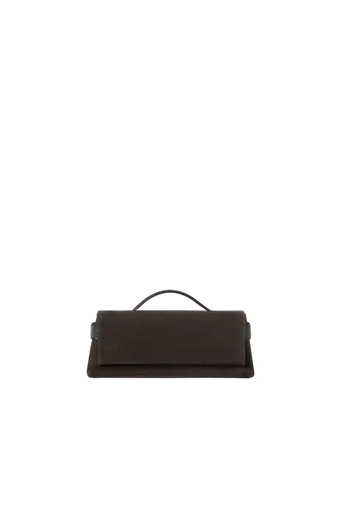 Suede Essence Clutch Bag by Brunello Cucinelli