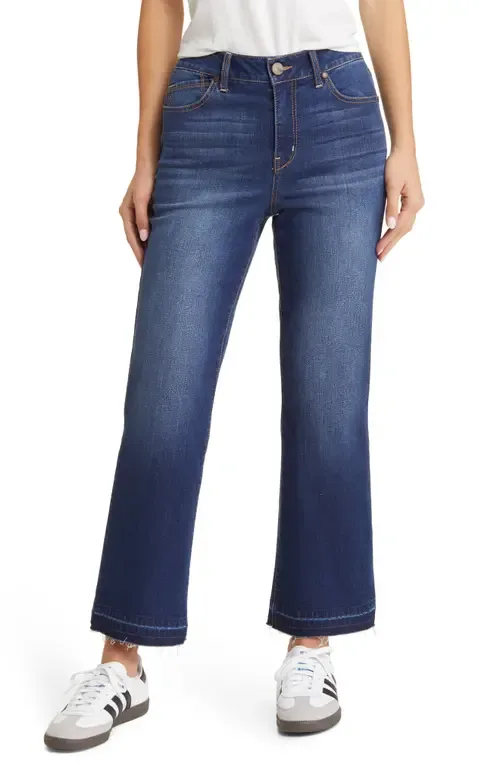 Release Hem High Waist Demi Bootcut Jeans by 1822 Denim