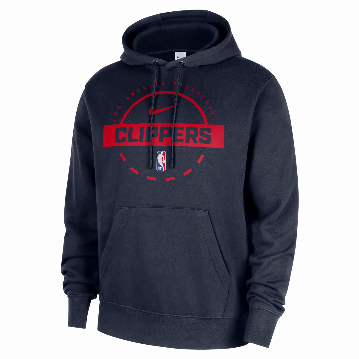 LA Clippers Club Nike NBA Practice Pullover Hoodie by Nike