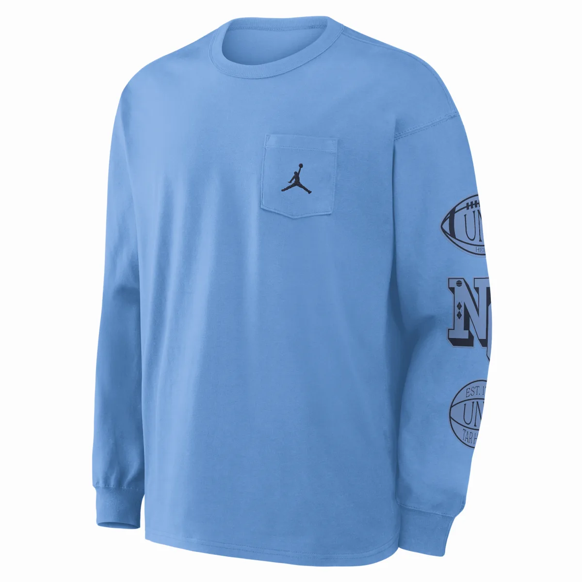 North Carolina Academic Max90 Pocket Jordan Brand College Long-Sleeve T-Shirt by Jordan