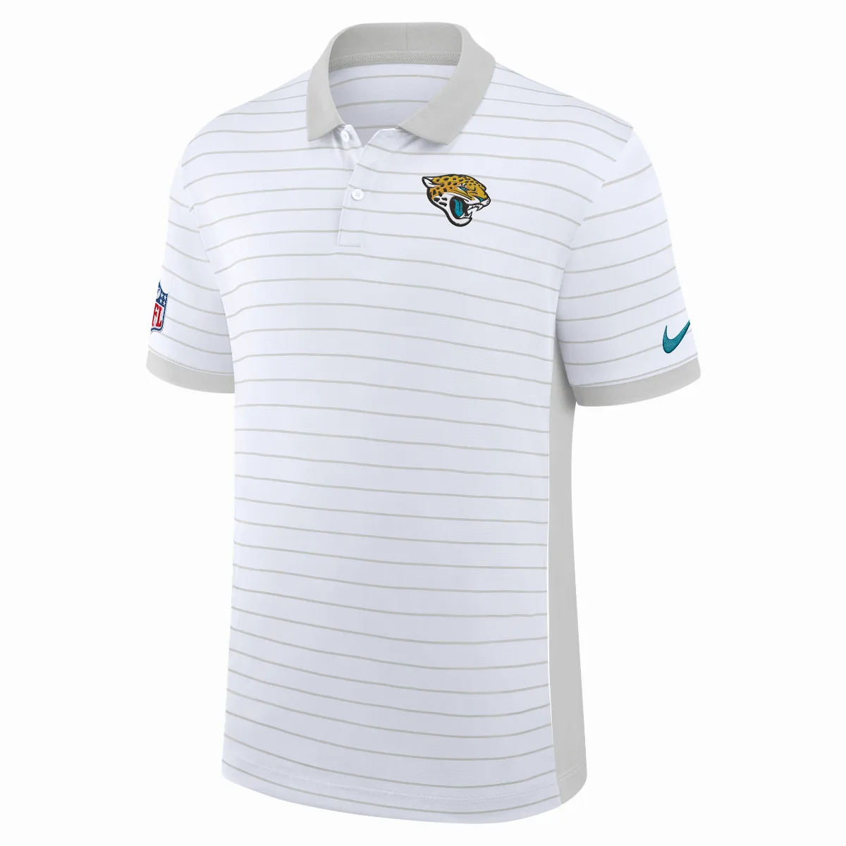 Jacksonville Jaguars Sideline Victory Stripe Dri-FIT NFL Polo by Nike