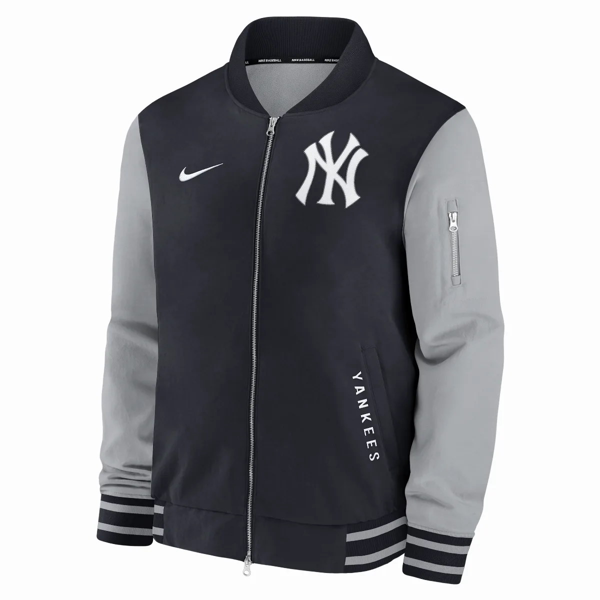 New York Yankees Authentic Collection Dugout MLB Full-Zip Bomber Jacket