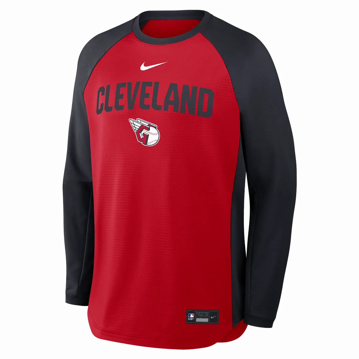 Cleveland Guardians Authentic Collection Dri-FIT Pullover Crew by Nike