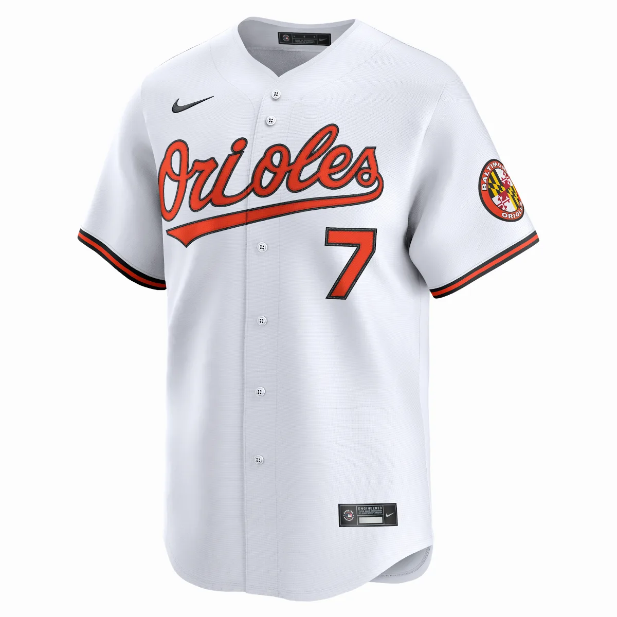 Jackson Holliday Baltimore Orioles Dri-FIT MLB Limited Jersey