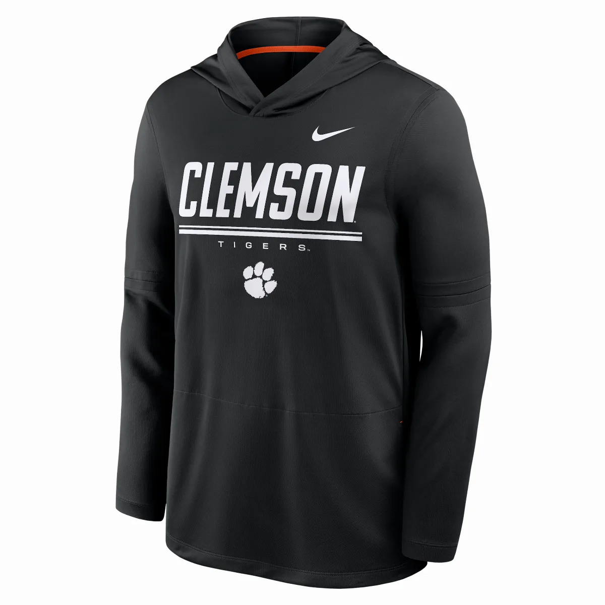Clemson Sideline Dri-FIT College Long-Sleeve Hooded Top by Nike