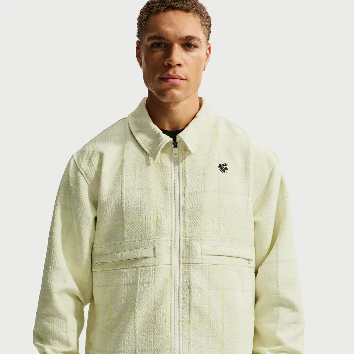 Tartan Loose Golf Jacket by Nike