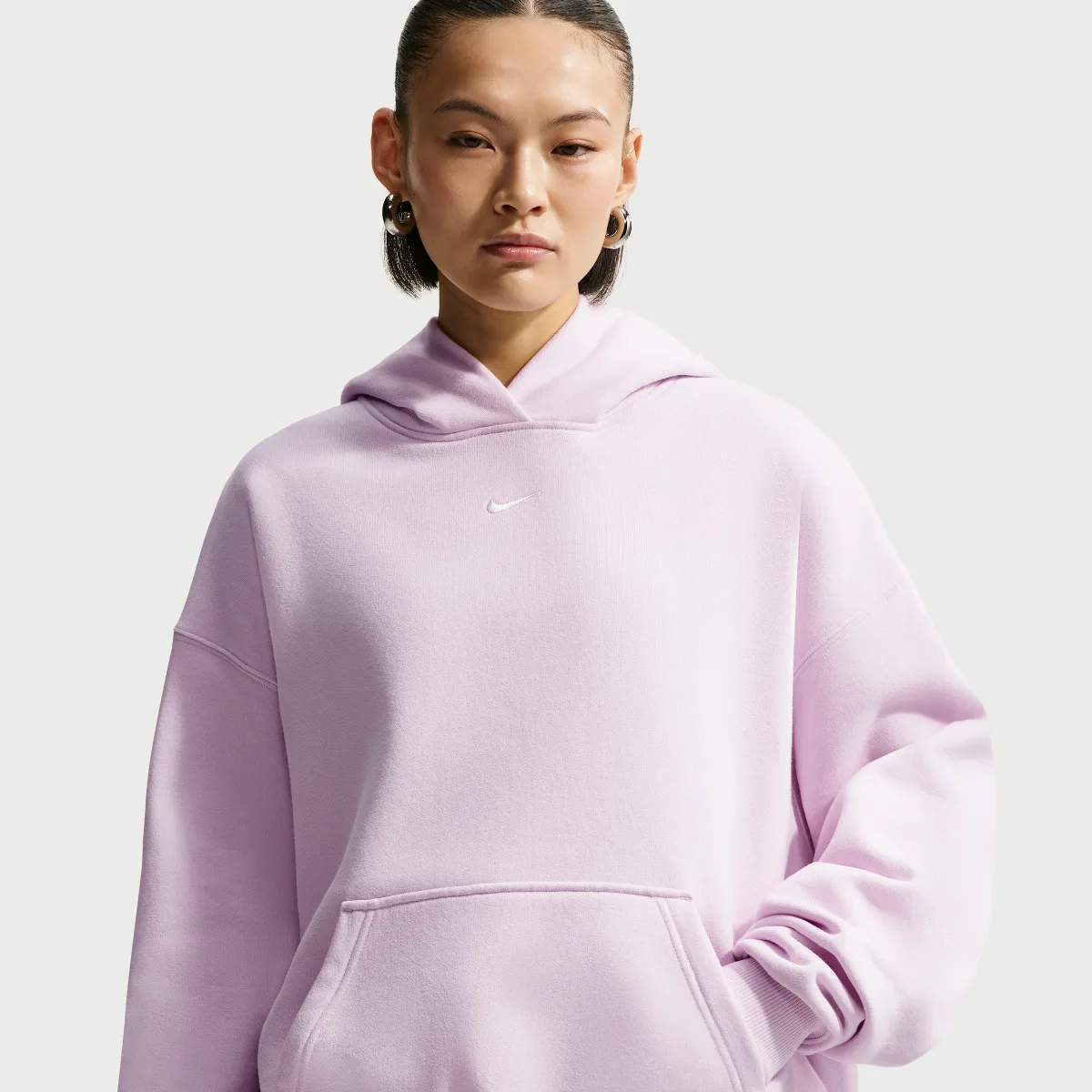 Studio Fleece Medium Weight Oversized Pullover Hoodie by Nike