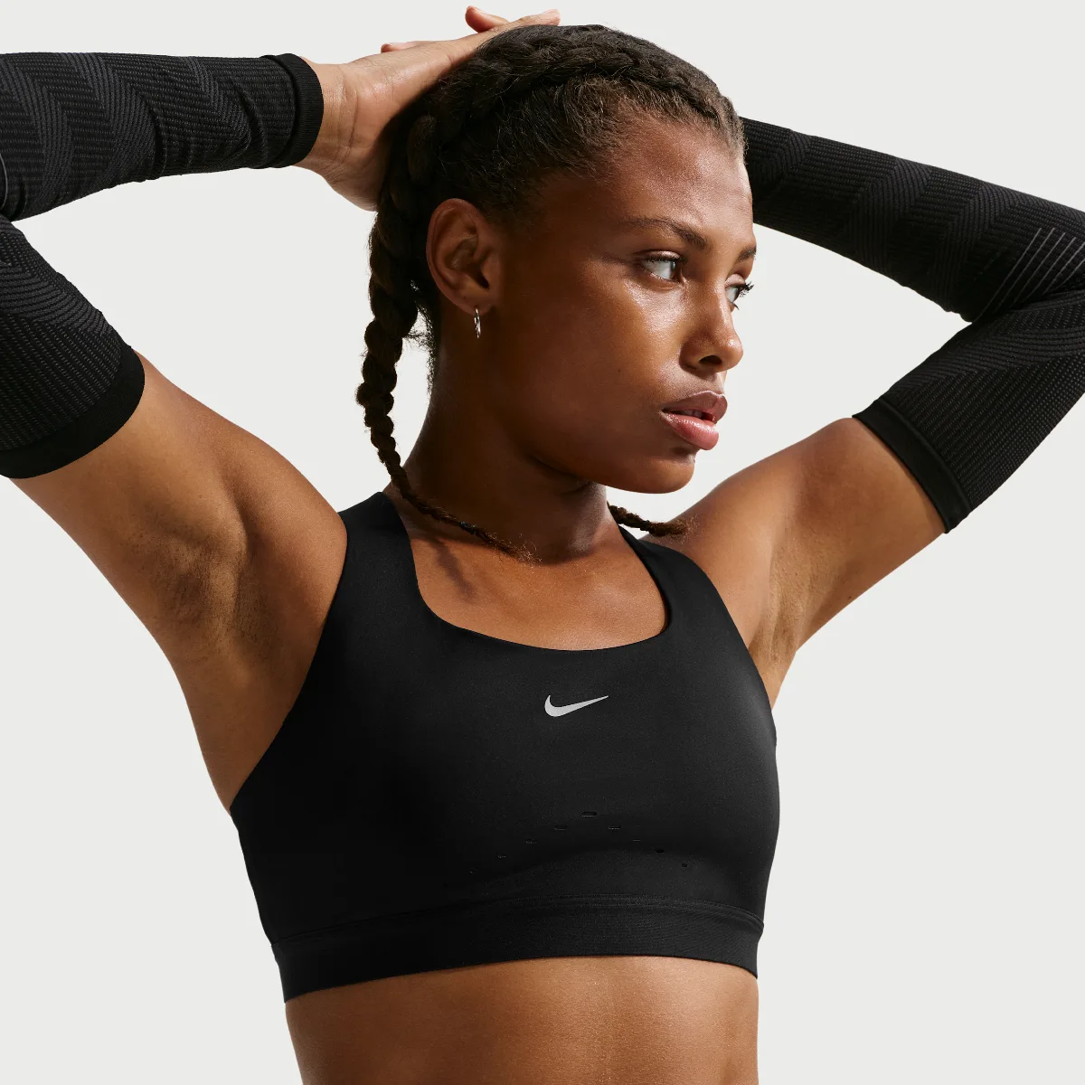 Swift High-Support Lightly Lined Sports Bra by Nike