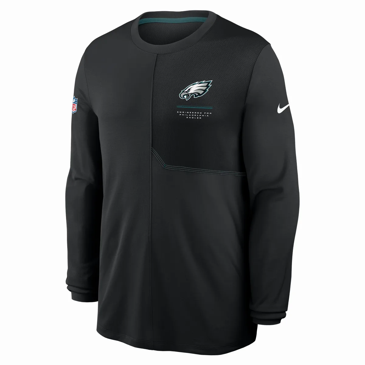 Philadelphia Eagles Sideline Coach Dri-FIT NFL Long-Sleeve Top by Nike